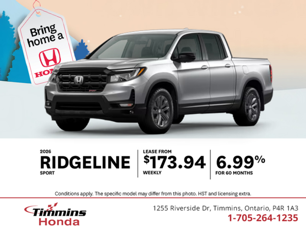 Get the 2026 Honda Ridgeline!