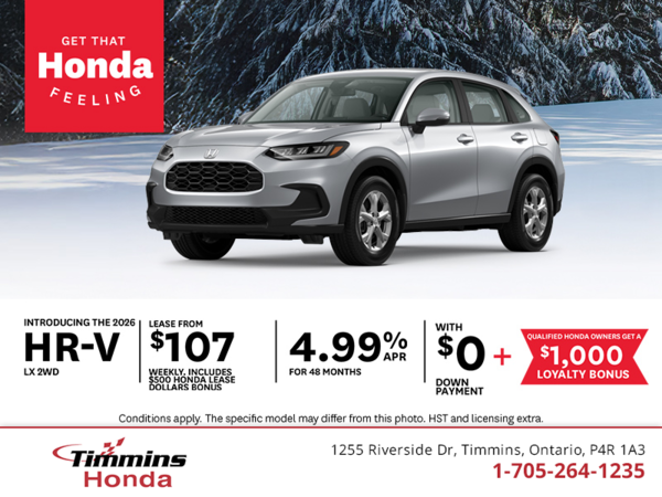 Get the 2026 Honda HR-V