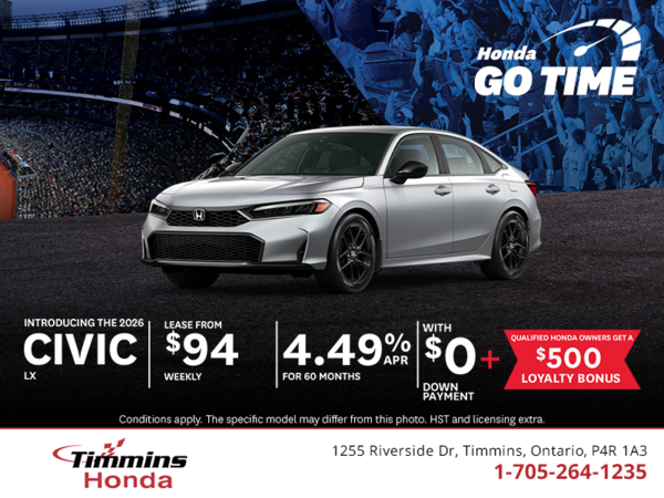 Get the 2026 Honda Civic!