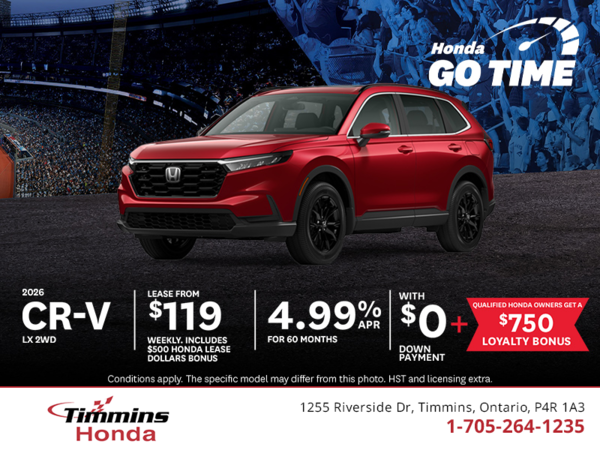 Get the 2026 Honda CR-V!