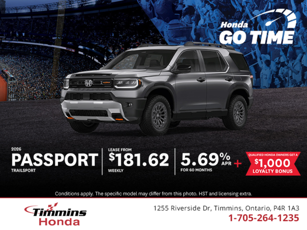 Get the 2026 Honda Passport!