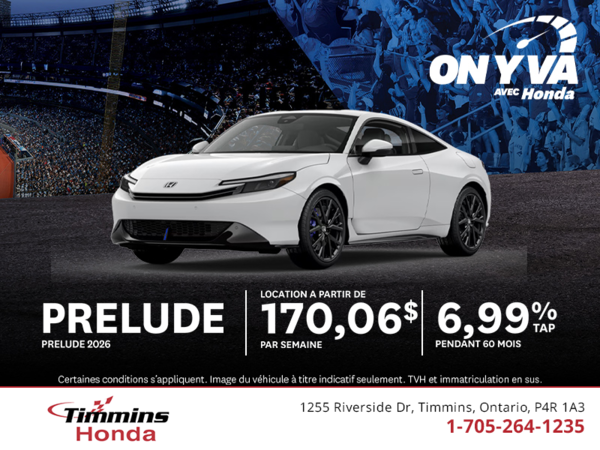 Procurez-vous la Honda Prelude 2026 !