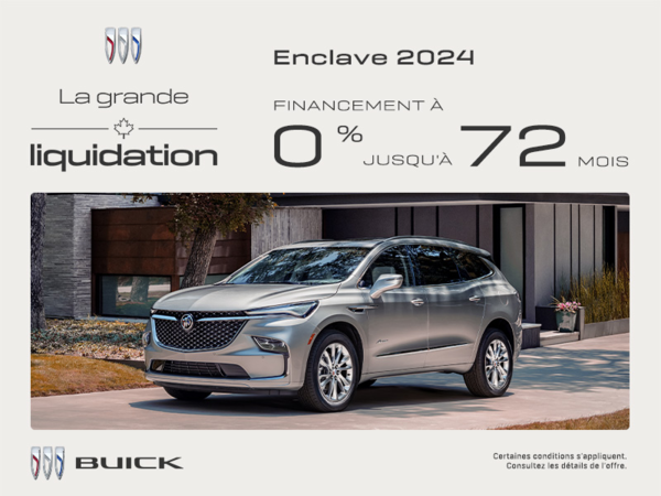 Procurez-vous le Buick Enclave 2024