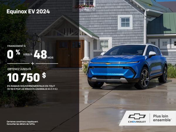 Procurez-vous le Chevrolet Equinox EV 2024