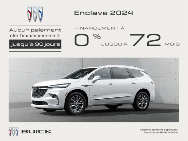 Procurez-vous le Buick Enclave 2024