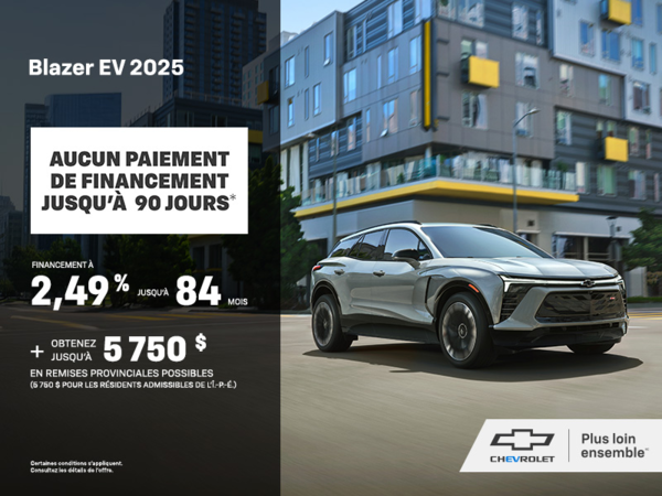 Procurez-vous le Chevrolet Blazer EV 2025