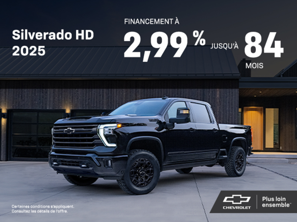 Le Chevrolet Silverado Heavy Duty 2025