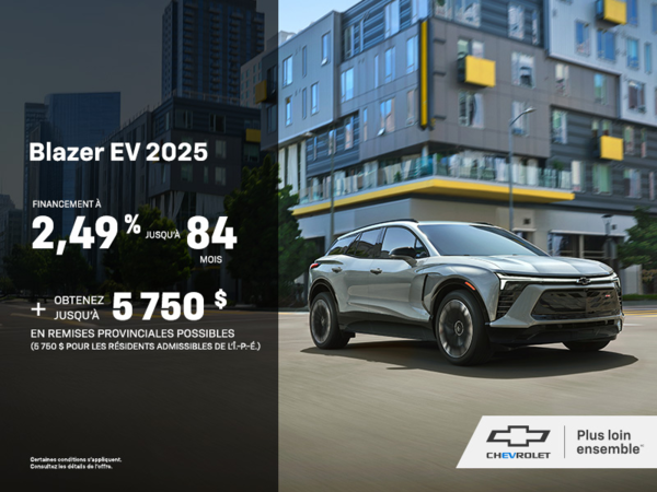 Procurez-vous le Chevrolet Blazer EV 2025