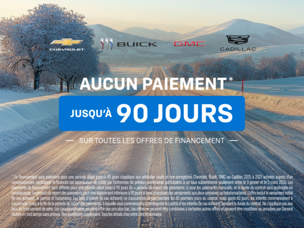 L'événement mensuel de Chevrolet !