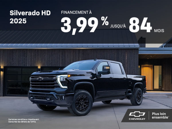 Le Chevrolet Silverado HD 2025