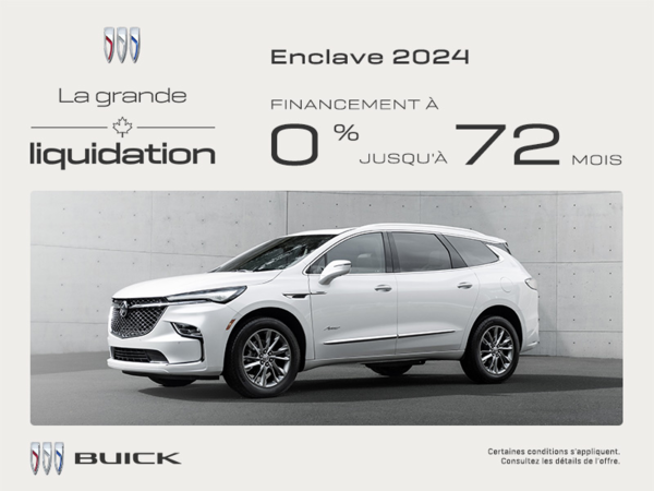 Procurez-vous le Buick Enclave 2024