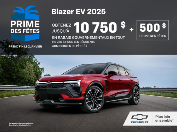 Procurez-vous le Chevrolet Blazer EV 2024