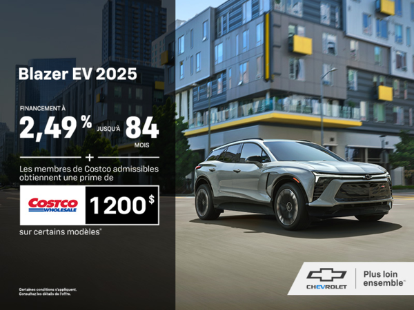 Procurez-vous le Chevrolet Blazer EV 2025