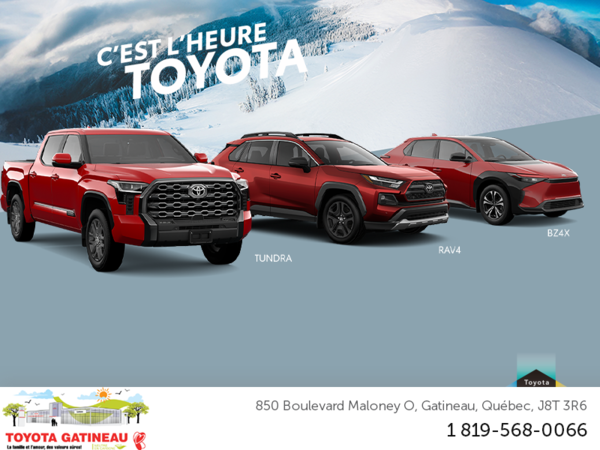 C'est l'heure Toyota!