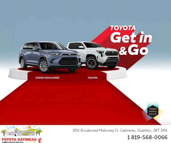 Get in and go!