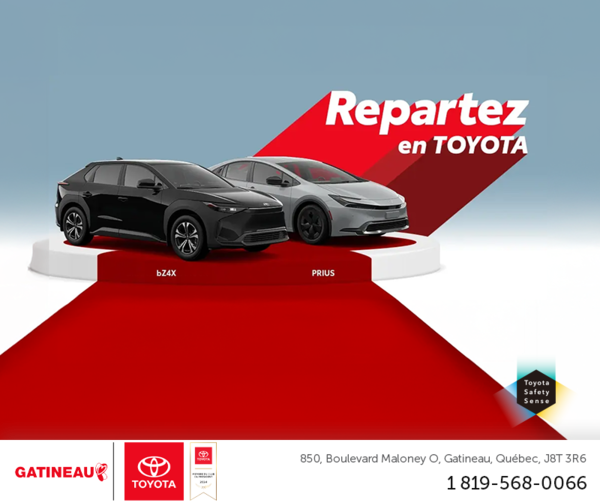 Repartez en Toyota!