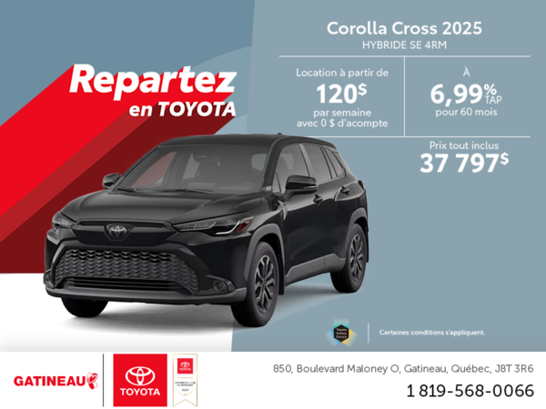 Toyota Corolla Cross Hybrid 2025