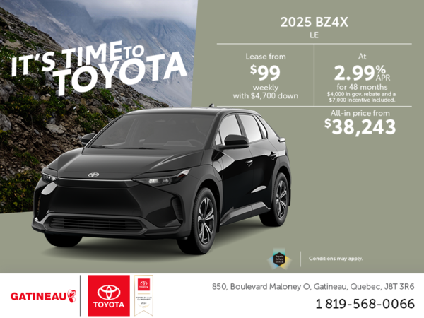 2025 Toyota BZ4X