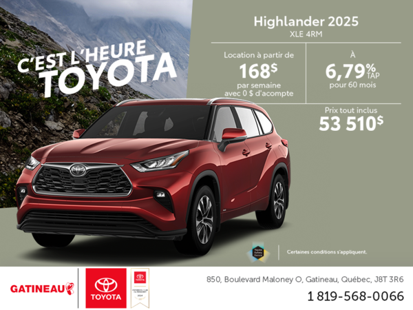 Toyota Highlander 2025
