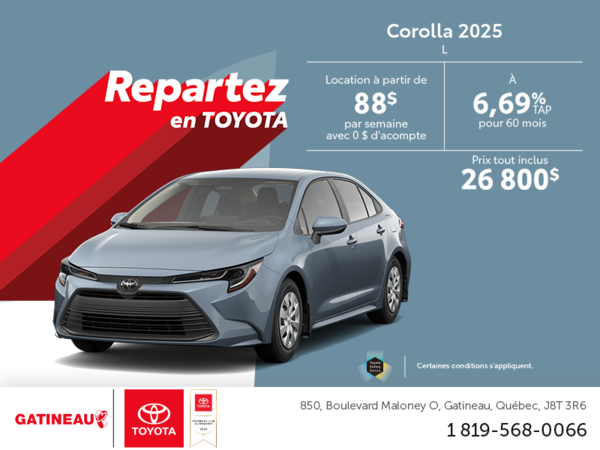 Toyota Corolla 2025