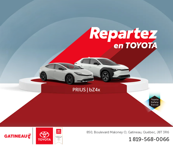 Repartez en Toyota!