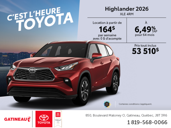 Toyota Highlander 2026