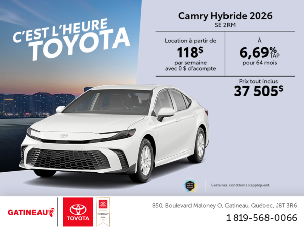 Toyota Camry Hybrid 2026