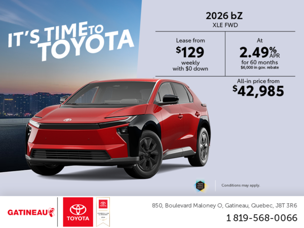 2026 Toyota bZ