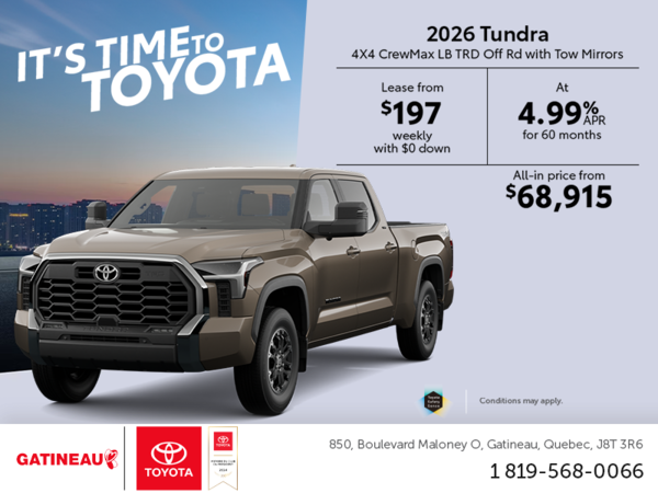 2026 Toyota Tundra