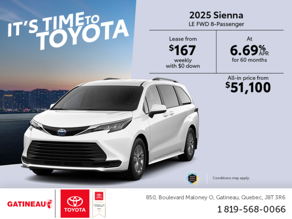 2025 Toyota Sienna Hybrid