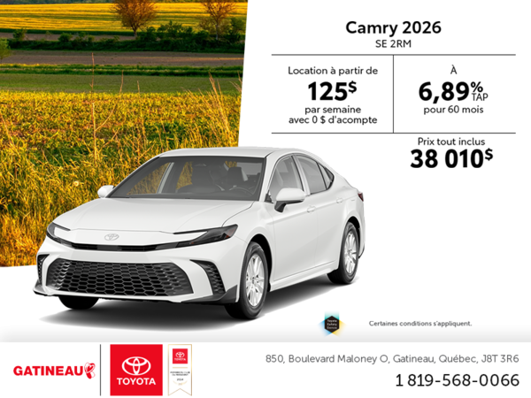 Toyota Camry Hybrid 2026
