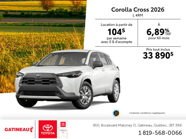 Toyota Corolla Cross 2026