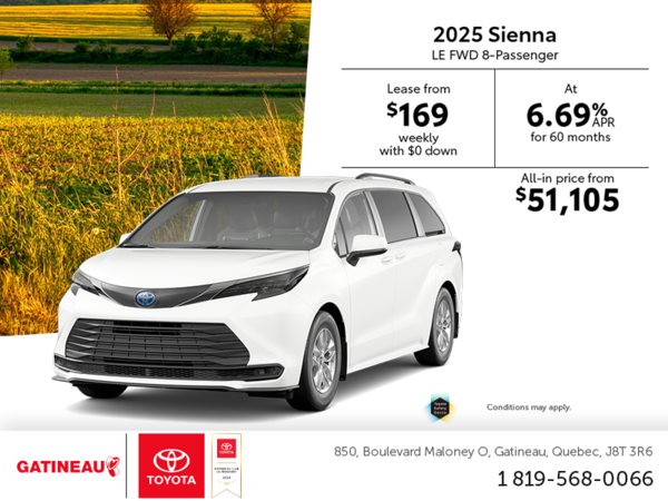 2025 Toyota Sienna Hybrid