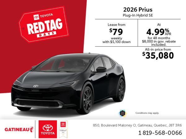 2026 Toyota Prius Plug-in Hybrid SE