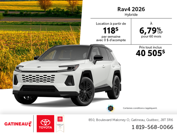 Toyota RAV4 Hybride 2026