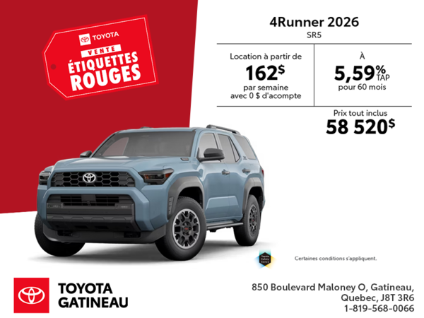 Toyota 4Runner 2026