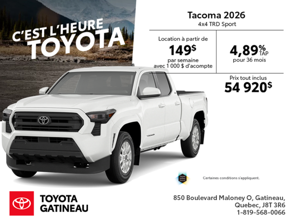 Toyota Tacoma 2026
