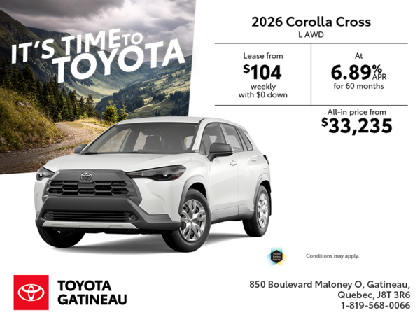 2026 Toyota Corolla Cross