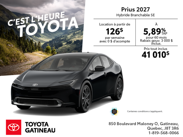 Toyota Prius Plug-In Hybrid 2027