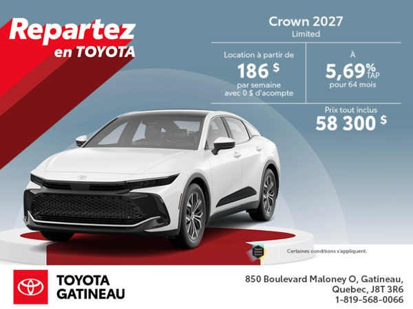 Toyota Crown Limited 2027