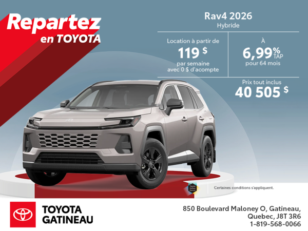 Toyota RAV4 Hybrid 2026