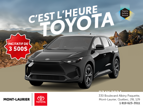 C'est l'heure Toyota!