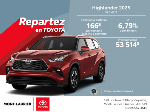 Toyota Highlander 2025
