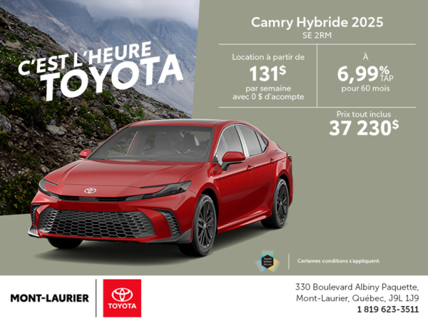 Toyota Camry Hybrid 2025