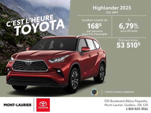 Toyota Highlander 2025