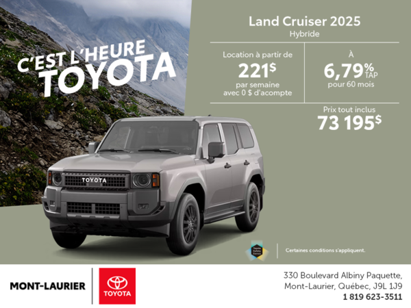 Toyota Land Cruiser 2025
