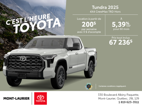 Toyota Tundra 2025