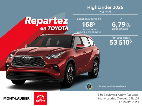 Toyota Highlander 2025