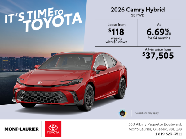 2026 Toyota Camry Hybrid