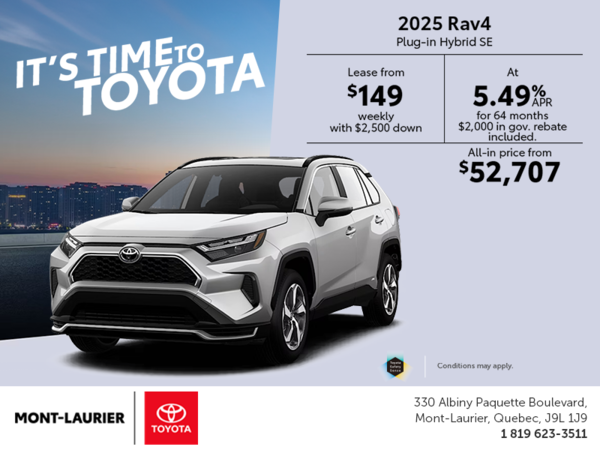 2025 Toyota RAV4 Plug-In Hybrid